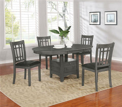 Lavon Dining Table with Storage Medium Grey - 108211