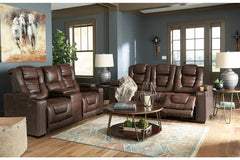Owner's Box Power Reclining Loveseat with Console - 2450518