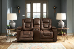 Owner's Box Power Reclining Loveseat with Console - 2450518
