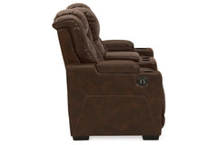 Owner's Box Power Reclining Loveseat with Console - 2450518