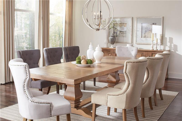 Baney Tufted Upholstered Dining Chair Beige - 104507