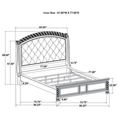 Emmett Wood Eastern King Sleigh Bed Walnut - 224441KE