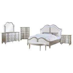 Evangeline 5-piece Queen Bedroom Set Silver Oak - 223391Q-S5