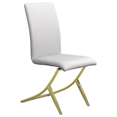 Carmelia Upholstered Side Chairs White (Set of 4) - 105171