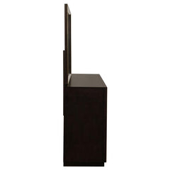 Durango 8-drawer Dresser with Mirror Smoked Peppercorn - 223263M