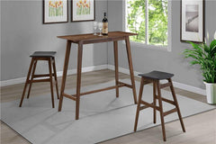 Finnick Rectangular Bar Table Walnut - 101436
