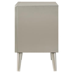 Ramon 2-drawer Nightstand Metallic Sterling - 222702