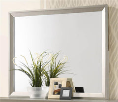 Ramon Dresser Mirror Metallic Sterling - 222704