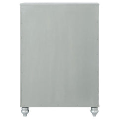 Gunnison 5-drawer Bedroom Chest Silver Metallic - 223215
