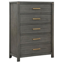 Kieran 5-drawer Bedroom Chest Grey - 224745