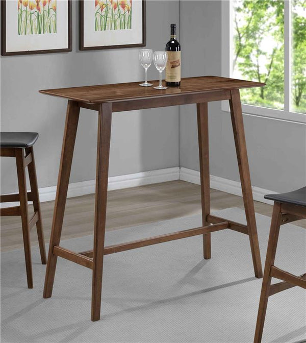 Finnick Rectangular Bar Table Walnut - 101436