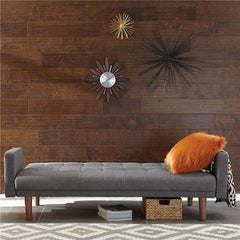 Sommer Upholstered Tufted Convertible Sofa Bed Grey - 360150