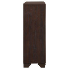 Kauffman 5-drawer Chest Dark Cocoa - 204395
