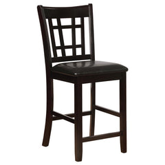 Lavon 5-piece Counter Height Dining Room Set Espresso and Black - 102888-S5