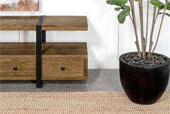 Otto 5-drawer Mango Wood 70" TV Stand Media Console Brown - 703243