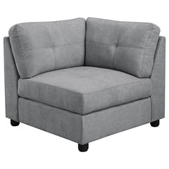Claude 7-piece Upholstered Modular Sectional Sofa Dove - 551004-SETA
