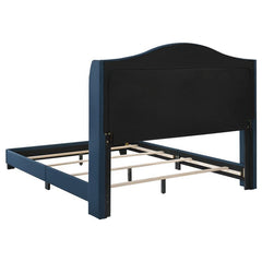 Sonoma Upholstered Queen Wingback Bed Blue - 310071Q