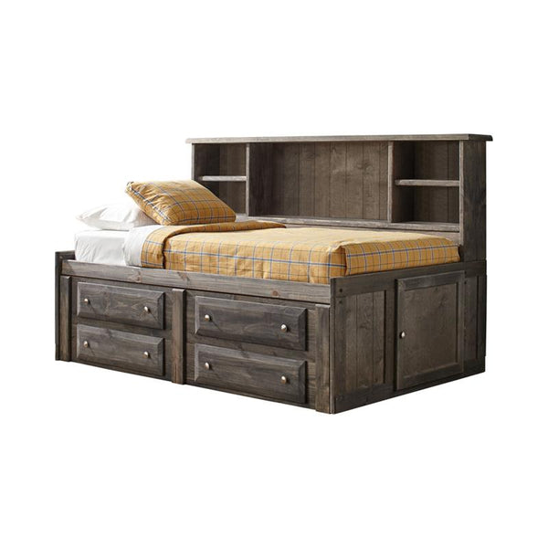 Wrangle Hill Wood Twin Storage Daybed Gunsmoke - 400840T