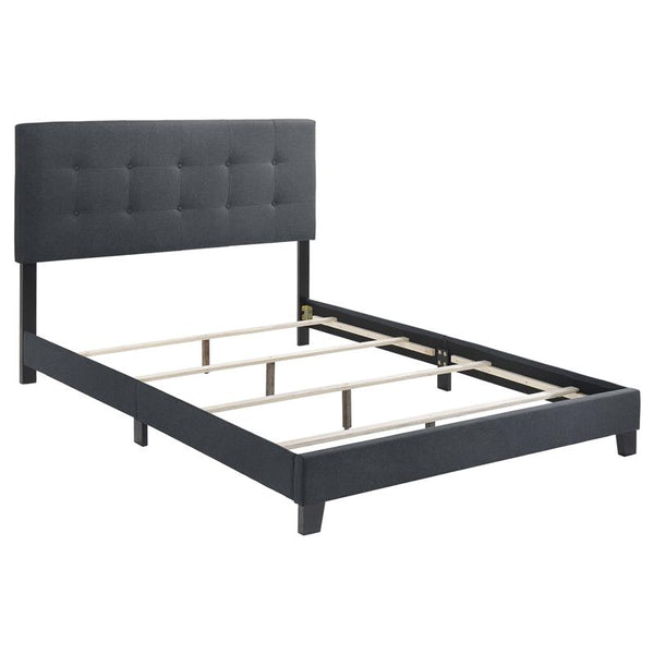 Mapes Upholstered Queen Panel Bed Grey - 305747Q