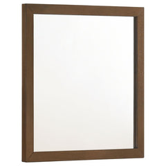 Mays Rectangular Dresser Mirror Walnut Brown - 215964