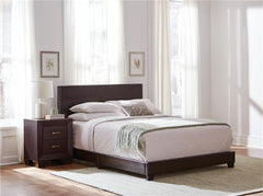 Dorian Upholstered Full Panel Bed Brown - 300762F