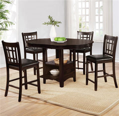 Lavon Oval Counter Height Table Espresso - 102888