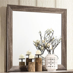 Kauffman Rectangular Dresser Mirror Washed Taupe - 204194