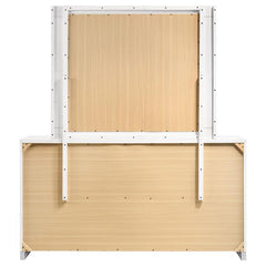 Felicity 6-drawer Dresser with Mirror Glossy White - 203503M
