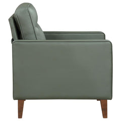 Jonah Upholstered Track Arm Accent Chair Green - 509656