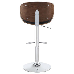 Harris Adjustable Bar Stool Black and Chrome - 130504