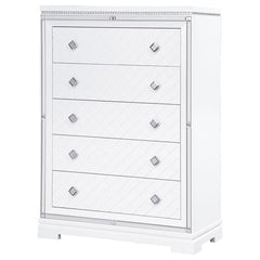 Eleanor 5-drawer Bedroom Chest White - 223565