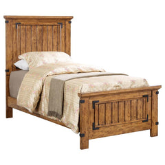 Brenner 5-piece Twin Bedroom Set Rustic Honey - 205261T-S5