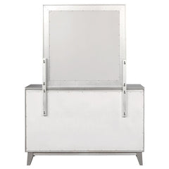 Leighton 7-drawer Dresser with Mirror Metallic Mercury - 204923M