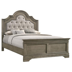 Manchester Wood Eastern King Panel Bed Wheat Brown - 222891KE