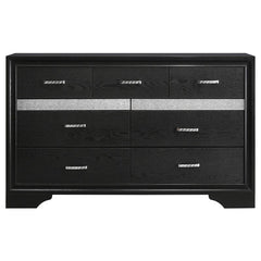 Miranda 5-piece Full Bedroom Set Black - 206361F-S5
