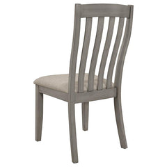 Nogales Slat Back Side Chairs Coastal Grey (Set of 2) - 109812