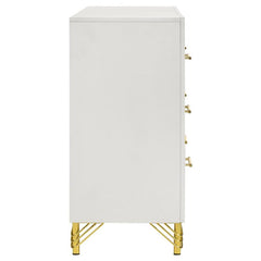 Lucia 6-drawer Dresser White - 224733
