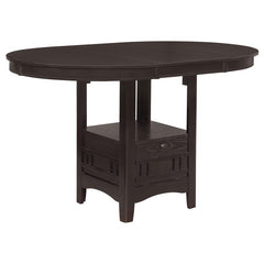Lavon 5-piece Counter Height Dining Room Set Espresso and Black - 102888-S5