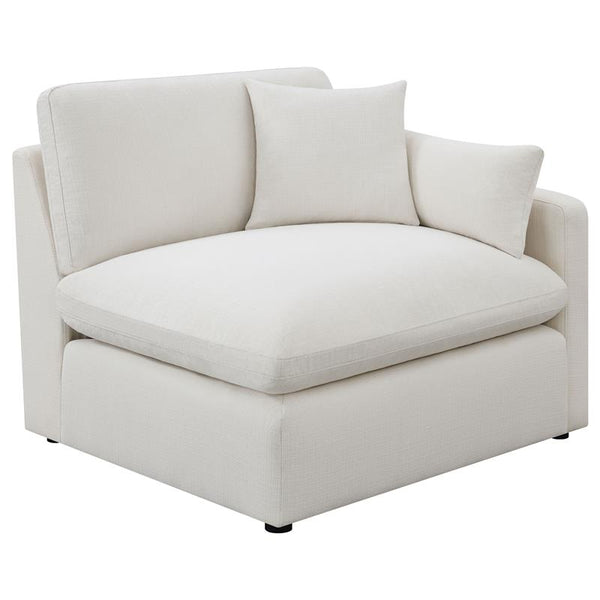 Hobson Upholstered RAF Chair Ivory - 551454RAF