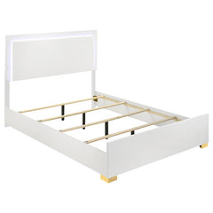 Marceline 4-piece Eastern King Bedroom Set White - 222931KE-S4