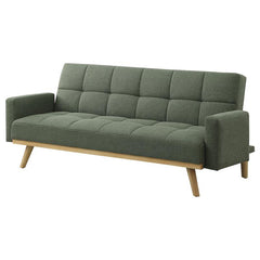 Kourtney Upholstered Tufted Convertible Sofa Bed Sage Green - 360127