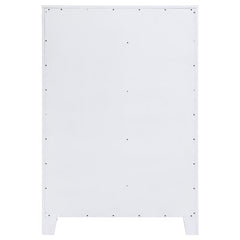Anastasia 5-drawer Bedroom Chest Pearl White - 224755