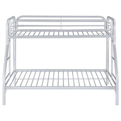 Morgan Metal Twin Over Full Bunk Bed Silver - 2258V