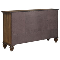 Franco 5-piece California King Bedroom Set Burnished Oak - 200971KW-S5