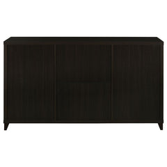Lewes 2-door Engineered Wood 60" TV Stand Cappuccino - 700881
