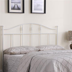 Loane Metal Queen or Full Open Frame Headboard White - 300183QF