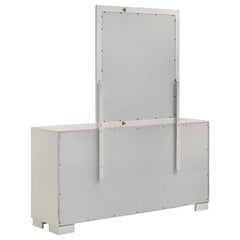 Jessica 6-drawer Dresser with Mirror White - 202993M