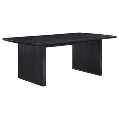 Brookmead 7-piece Rectangular Dining Set with 18" Removable Extension Leaf Black - 108231-S7