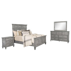 Avenue 4-piece Eastern King Bedroom Set Weathered Grey - 224031KE-S4