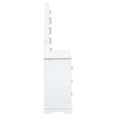 Eleanor 6-drawer Dresser with Mirror White - 223563M